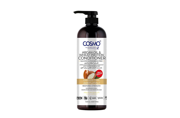 COSMO Hair Naturals Argan Oil & Wheat Protein Conditioner